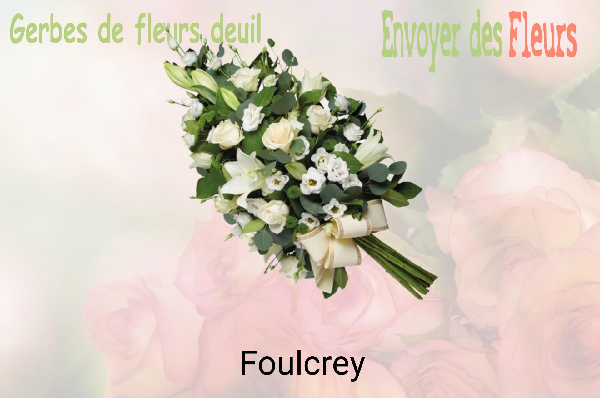 Gerbe de fleurs de deuil livrée à Foulcrey
